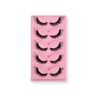 Ресницы накладные на ленте "Doll Eye", 5 пар, чёрные