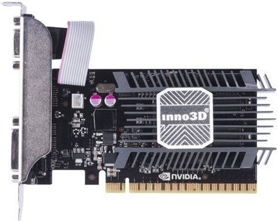 Відеокарта INNO3D PCI-Ex GeForce GT 730 LP 2048MB DDR3 (64bit) (902/1600) (DVI, VGA, HDMI) (N730-1SDV-E3BX)