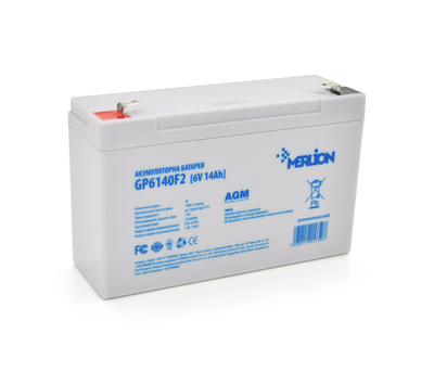 Аккумуляторная батарея Merlion AGM GP614F2 6V 14Ah