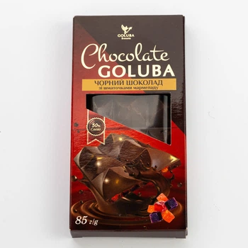 Шоколад черный с кусочками мармелада Goluba Sweets 0.085 грамм