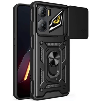 Чохол із захистом камери Deexe Armor Shield для ZTE Nubia Neo 3 - Black
