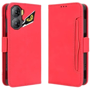 Чехол-книжка с кармашками Deexe Wallet Stand для ZTE Nubia Neo 3 - Red