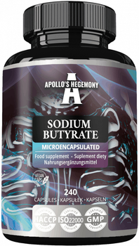 Suplement diety Apollo's Hegemony Sodium Butyrate 240 kapsułek (8721077930664)