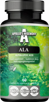 Suplement diety Apollo's Hegemony ALA 600 mg 60 kapsułek (8721077930961)