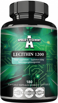 Suplement diety Apollo's Hegemony Lecithin 1200 180 kapsułek (8721077931029)