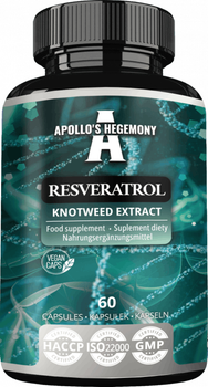 Suplement diety Apollo's Hegemony Resveratrol 60 kapsułek (8721077930374)