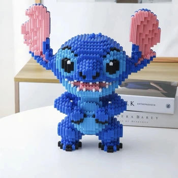 3D Конструктор Стич 30 см Bricks Фигурка Набор Мини Блоки (01562)
