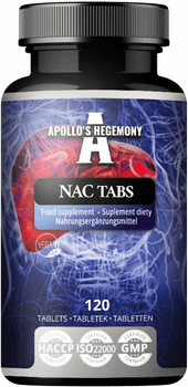 Suplement diety Apollo's Hegemony NAC 120 tabletek (8721077930893)