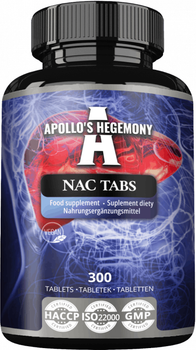 Suplement diety Apollo's Hegemony NAC 300 tabletek (8721077930909)