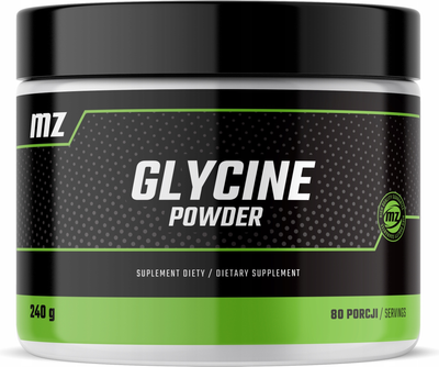 Suplement diety MZ Glycine Powder 240 g (5904873481728)
