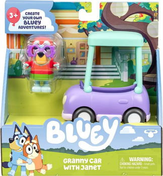 Ігровий набір Moose Bluey Машина бабусі та Джанет (630996189245)