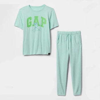 Підлітковий комплект (футболка + штани) для хлопчика GAP 451409759 170 см Бірюзовий (1159844302)
