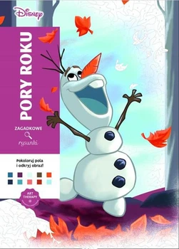 Розмальовка по номерам Disney Wydawnictwo Olesiejuk Pory roku
