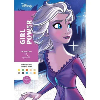 Раскраска по номерам Disney Wydawnictwo Olesiejuk Girl Power