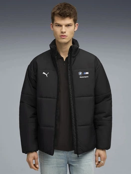 Куртка зимняя короткая мужская Puma BMW Motorsport Essentials+ 63297701 L Черная (4069157257336)