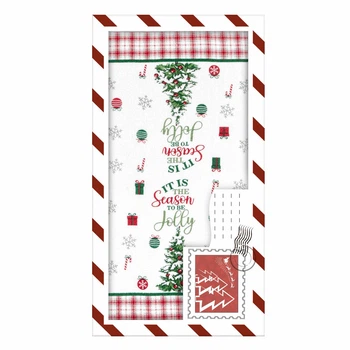 Набор полотенец для кухни Ardesto Christmas Tree ART3863HTB (38см) 2шт