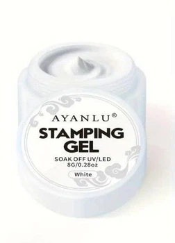 STAMPING GEL Гель для стемпінгу AYANLU 8g Білий
