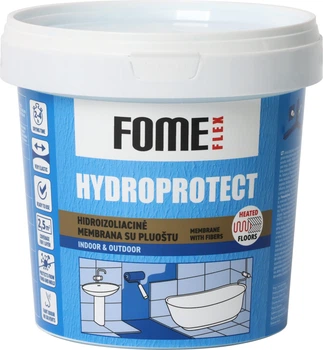 Гідроізоляція мембрана з волокнеми Fome Flex Hydroprotect 5 кг (01-4-2-068)