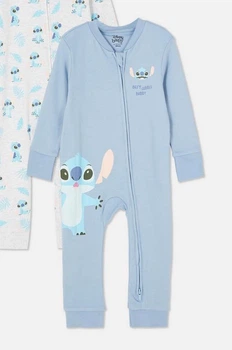 Ромпер с персонажем мультфильма Стэчем голубой на мальчика Primark на 4.5кг