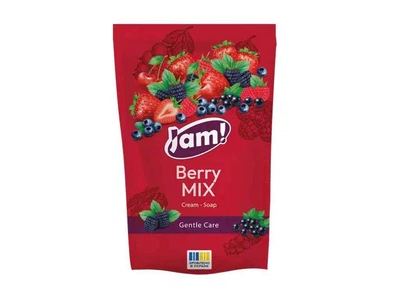 Крем-мило рідке JAM 300мл дой-пак Berry MIX з гліцерином