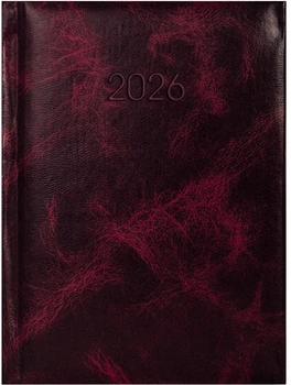 Ежедневник датированный Economix 2026 А5 Prime Бордо (E21816-18)