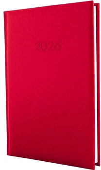 Ежедневник датированный Economix 2026 А5 Allegra Красный (E21691-03)