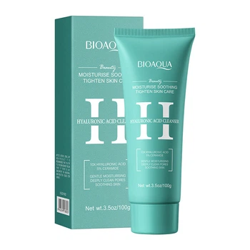 Пенка для умывания с гиалуроновой кислотой Bioaqua Hyaluronic Acid Face Cleanser, 100 г