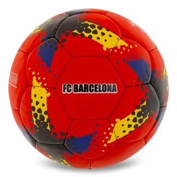 Футбольний м'яч Clubbal Barcelona, розмір 5, ПВХ, ручне зшивання, латексна камера, для аматорських матчів(OB_8944CD020467)