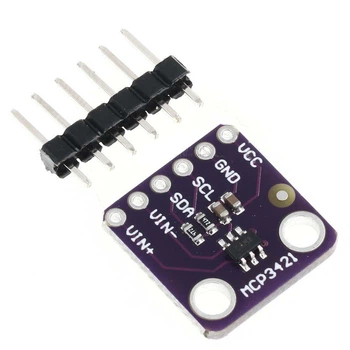 GY-MCP3421 — модуль прецизионного АЦП, 18-бит, I2C интерфейс, MCP3421A0T