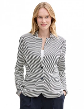 Піджак Tom Tailor Ж1119246 (1045273) колір білий чорний S