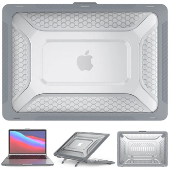 Протиударний чохол з підставкою для Macbook Pro (M2|M1|A2338), Сірий, Серый