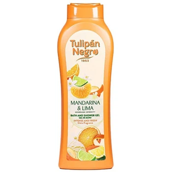 Парфюмерный гель для душа Tulipan Negro Floral Collection Bath And Shower Gel - Мандарин и лайм, 650 мл