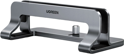 Настільна вертикальна підставка для ноутбука Ugreen LP258 Vertical Laptop Stand Gray (6957303824717)