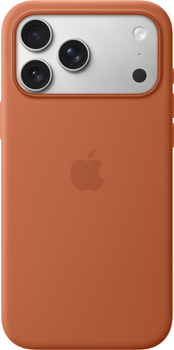 Etui plecki Apple Silicone Case with MagSafe do Apple iPhone 17 Pro Max Terra Cotta (MGFQ4)