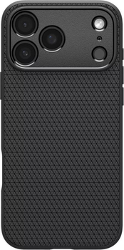 Etui plecki Spigen Liquid Air do Apple iPhone 17 Pro Matte Black (8800283314632)