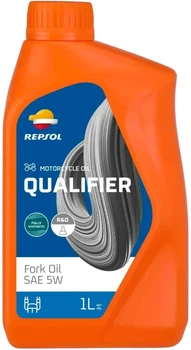 Олива гідравлічна для вилки мотоцикла Repsol Qualifier Fork Oil SAE 5W (1л.)