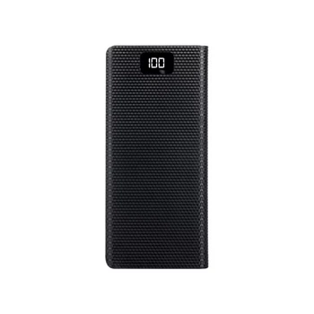 Корпус повербанка DIY C18, 8x18650 (Up To 20000mAh) LED Number Display Type-C, MicroUSB, 2xUSB out 10W, Torchlight, Black