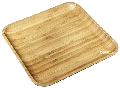 Дошка сервірувальна Wilmax Bamboo квадратна 33 х 33 см (WL-771026)