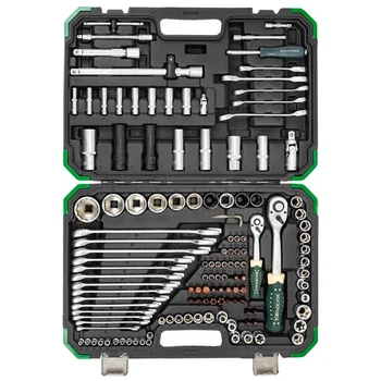 Набір інструментів 125+6пр. 1/4'', 1/2'' (6гр.) ROCKFORCE RF-41252-5 Premium