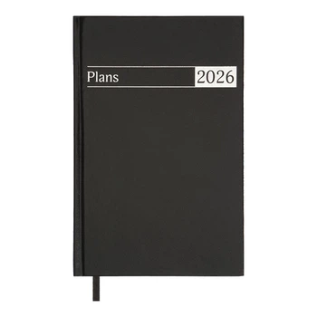 Ежедневник A5 Buromax 2026 Urban BM.21169-** - черный