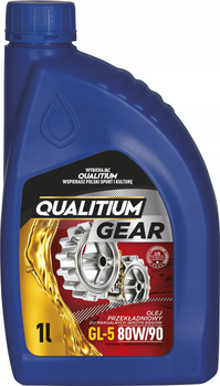 Трансмісійна олива Qualitium Gear 80W90 1 л (5906749631688)