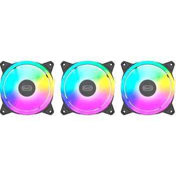 Кулер для корпуса PcCOOLER F3 T120 ARGB 3 in 1 Black