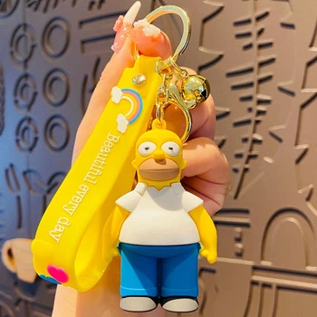 Брелок Simpsons Сувенир для Фанатов Гомер Симпсон для Ключей Рюкзака Сумки на Подарок