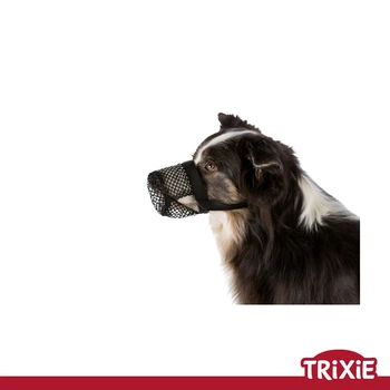 Намордник Trixie 17595 для собак для захисту от рута нейлоновий ,L: 32см,чорний (TX-17595) 4011905175959