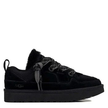 Жіночі уггі Низькі Кросівки Зимові Замшеві Чорні UGG Lo Lowmel Black (38, чорний)