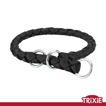 Ошейник-удавка для животных Trixie 144401 "Cavo", XS-S: 25-31см/12мм, черный (TX-144401) 4053032025745