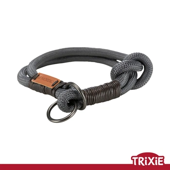 Ошейник-удавка для животных Trixie 17291 "BE NORDIC",L-XL: 55см/13мм,темно-серый/коричневый (TX-17291) 4047974172919