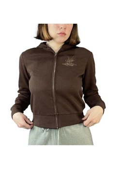 Жіноча толстовка H&M 720443-4 S(165/88) коричневий (2000005018510)