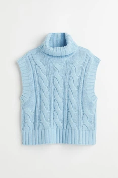Жіночий жилет H&M 207698-4 M(170/96) блакитний (2076980004)