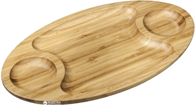 Дошка сервірувальна Wilmax Bamboo овальна 45.5х25 см (WL-771041)